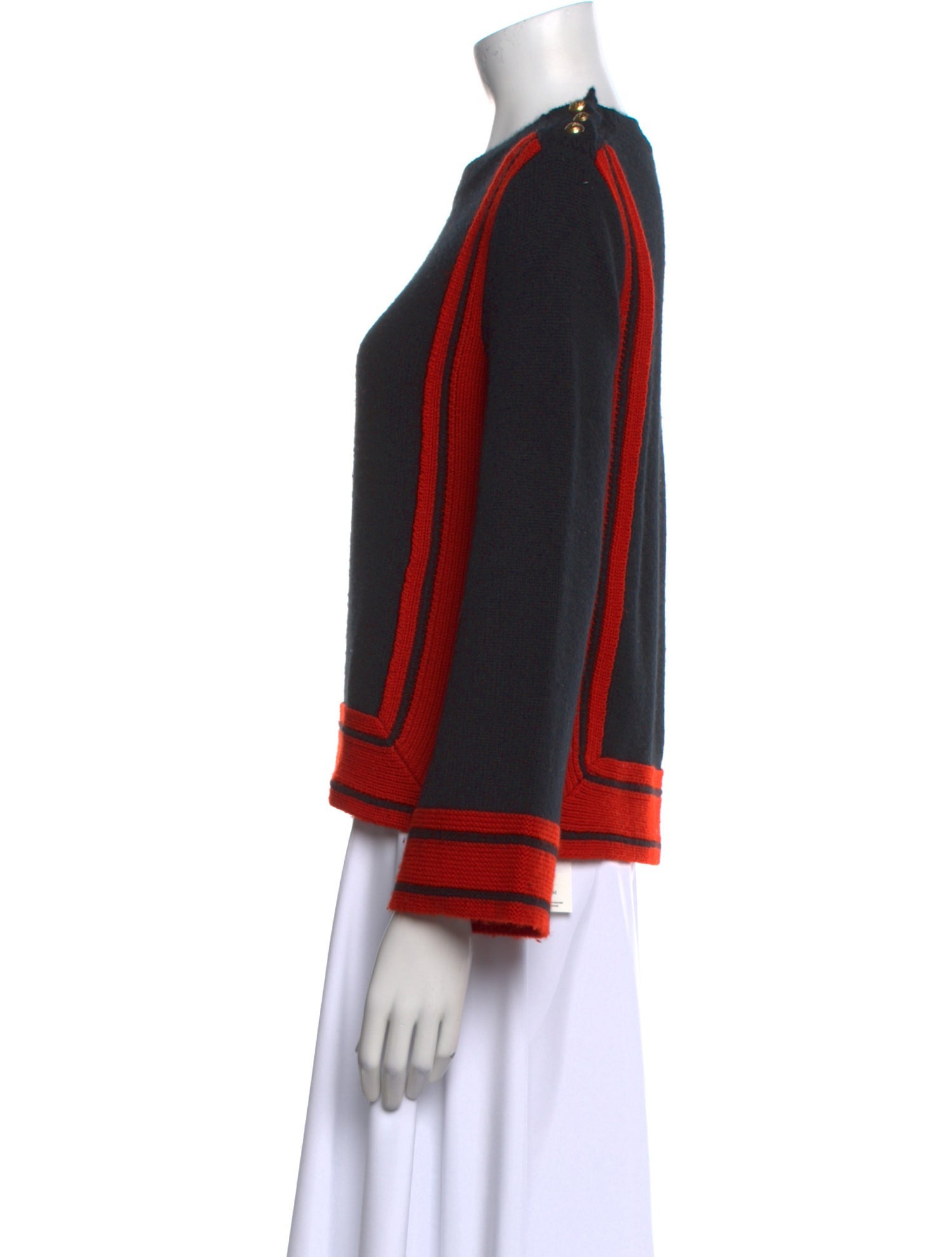 Alexander McQueen Cashmere Striped Sweater