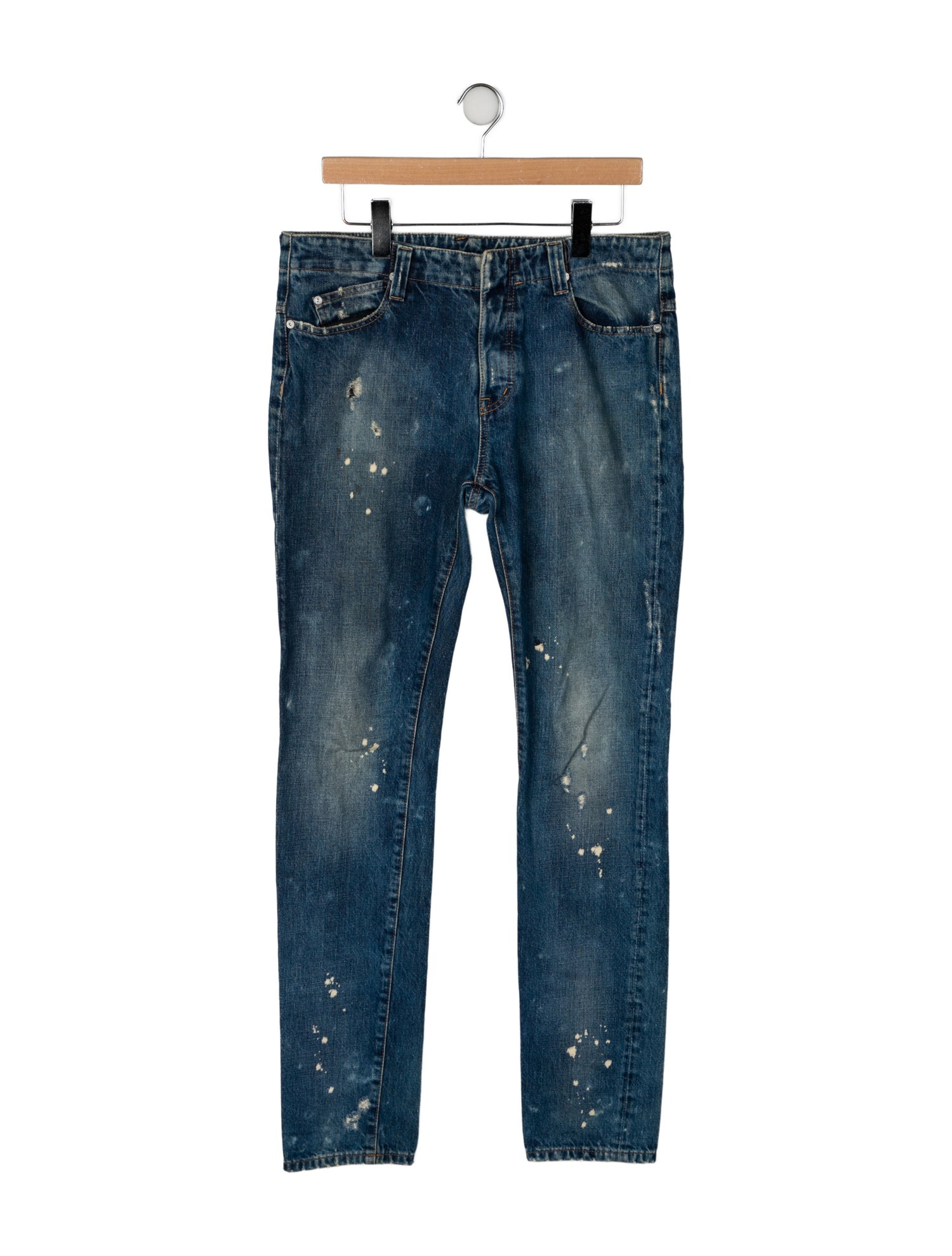 Alexander McQueen Mid-Rise Straight Leg Jeans