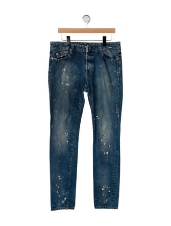 Alexander McQueen Mid-Rise Straight Leg Jeans