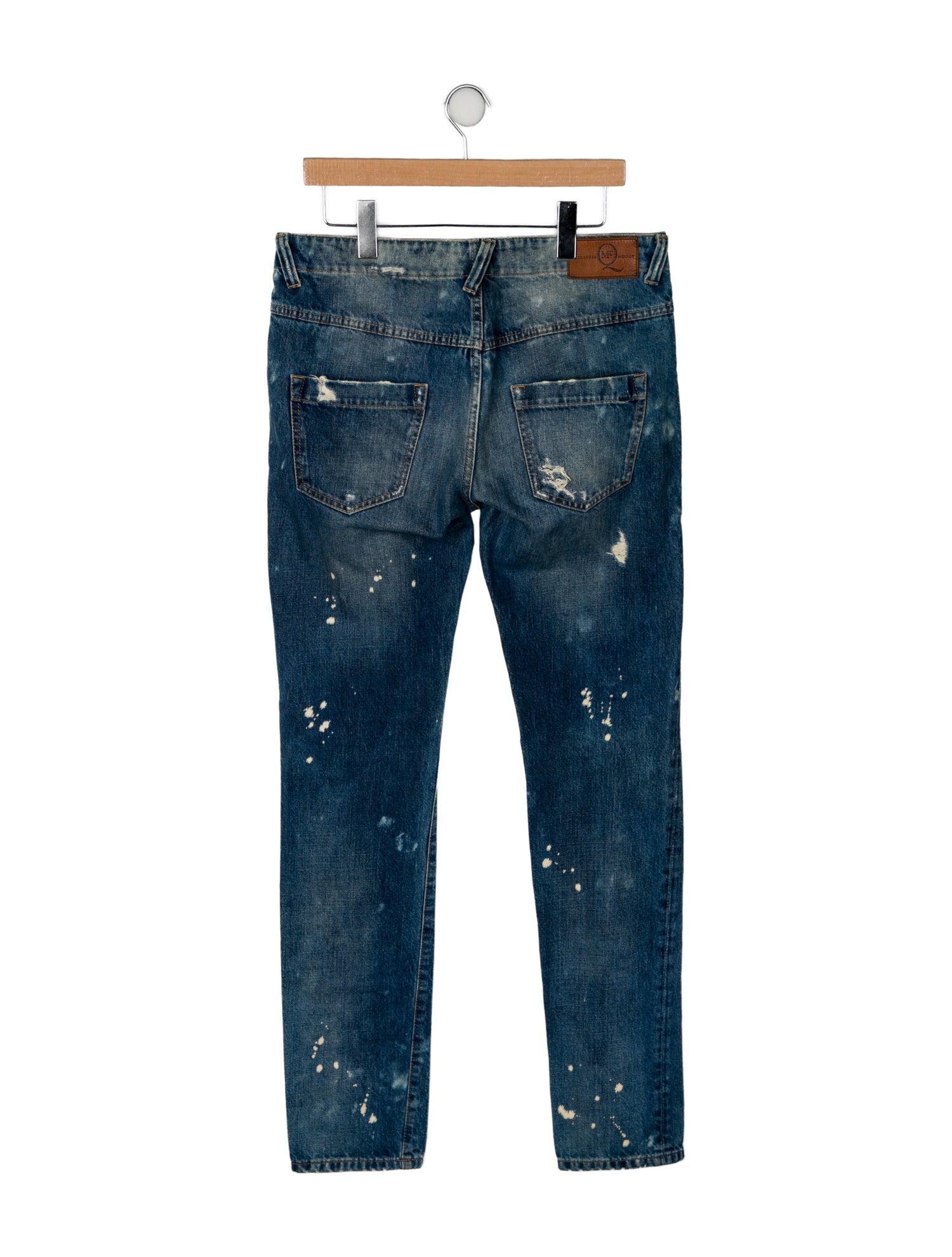 Alexander McQueen Mid-Rise Straight Leg Jeans