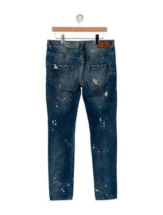 Alexander McQueen Mid-Rise Straight Leg Jeans