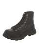 Alexander McQueen Nylon Combat Boots