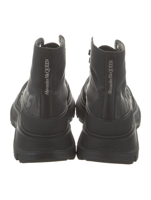 Alexander McQueen Nylon Combat Boots