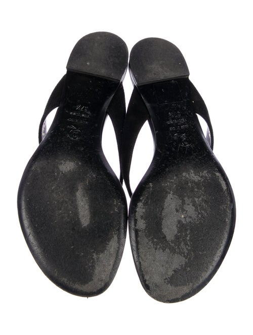 Alexander McQueen Skull Leather Flip Flops