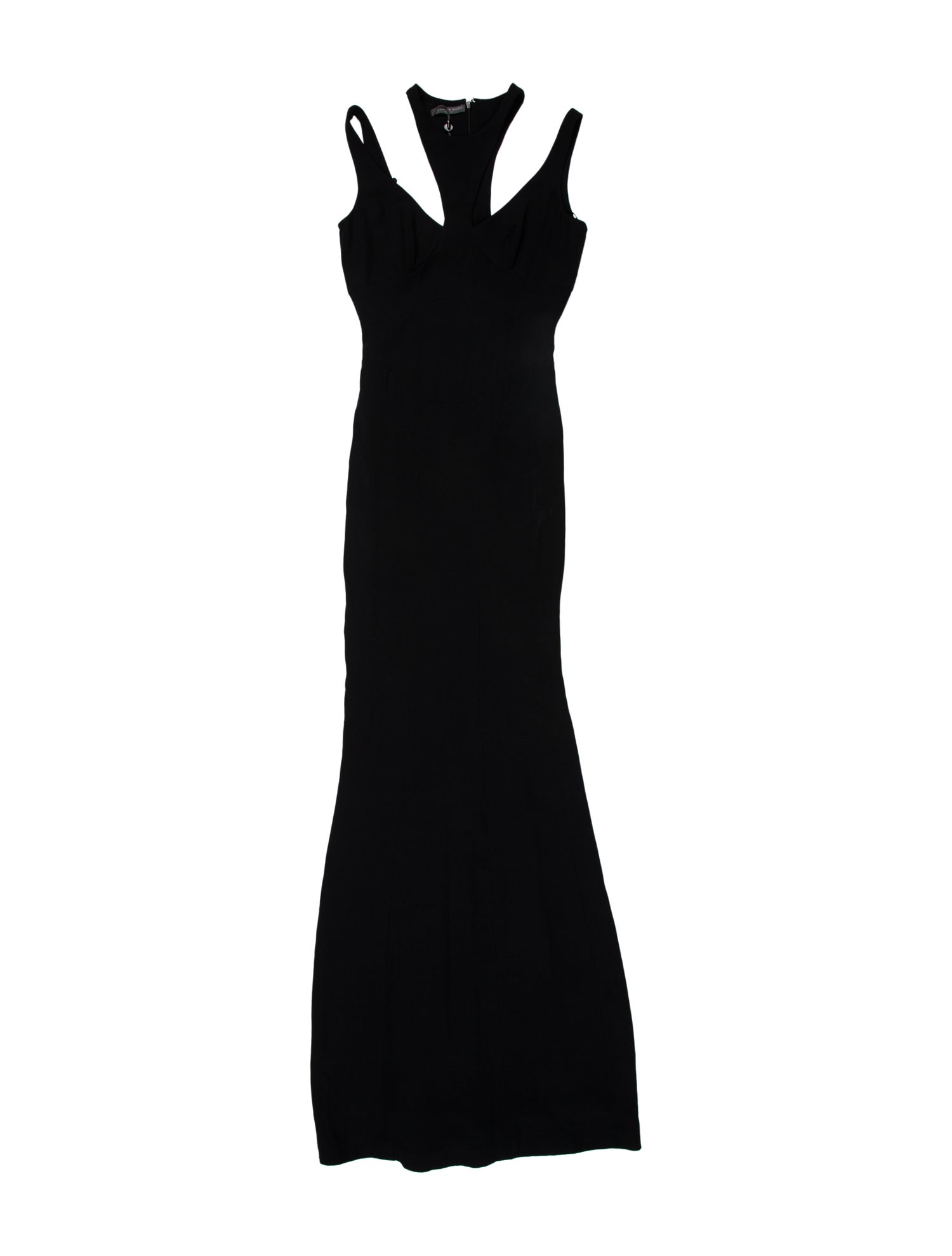 Alexander McQueen Cowl Neck Long Dress