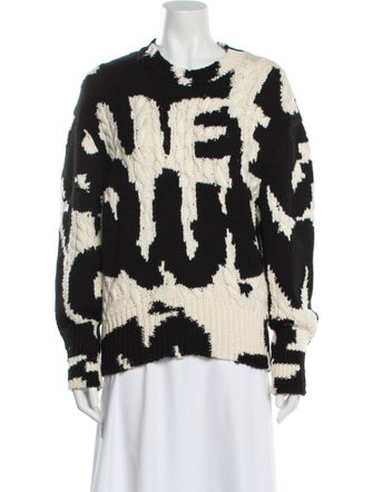 Alexander McQueen Wool Printed Sweater