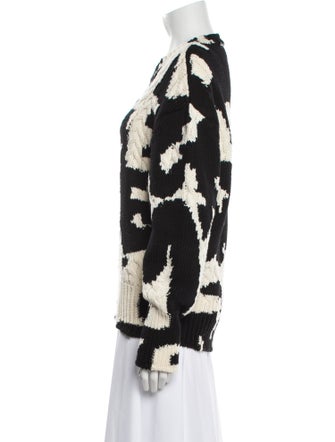Alexander McQueen Wool Printed Sweater