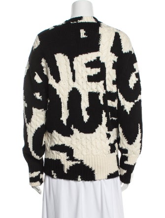 Alexander McQueen Wool Printed Sweater