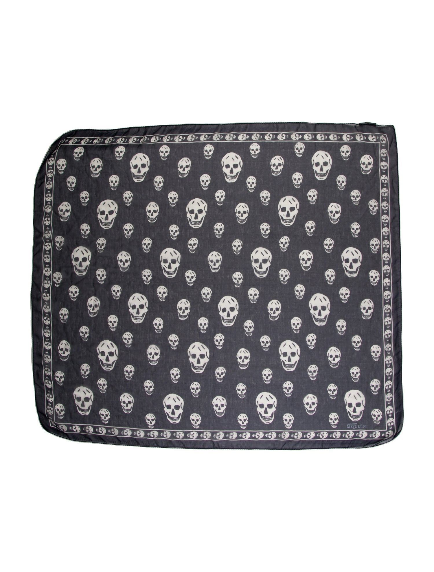 Alexander McQueen Silk Skull Scarf