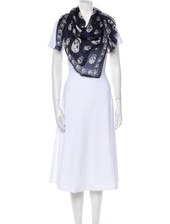 Alexander McQueen Silk Skull Scarf