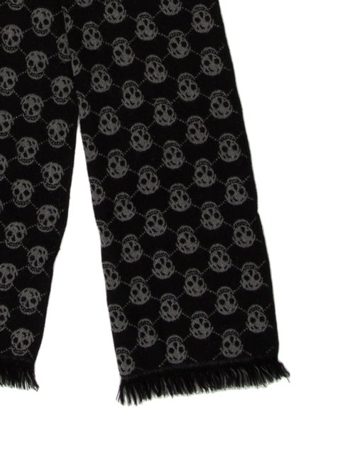 Alexander McQueen Wool Skull Scarf
