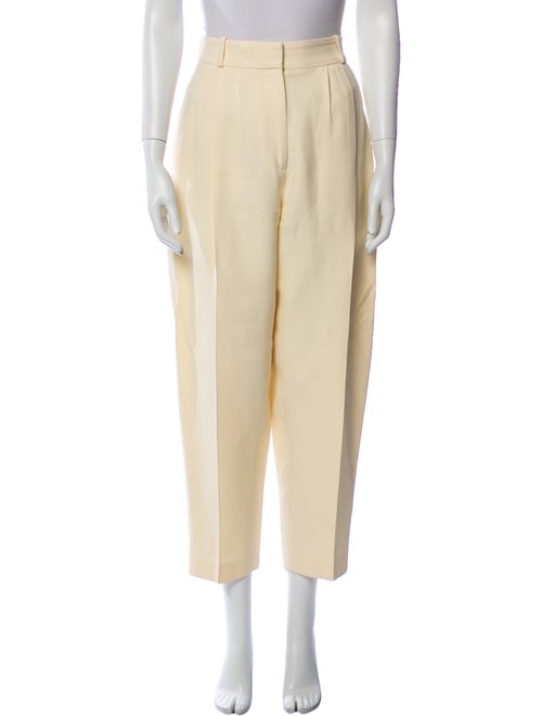 Alexander McQueen Wool Straight Leg Pants