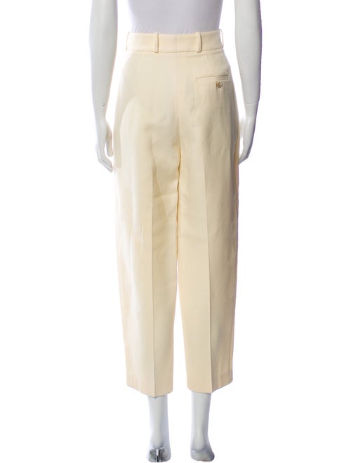 Alexander McQueen Wool Straight Leg Pants