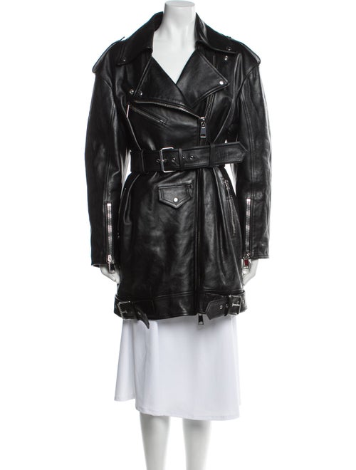 Alexander McQueen Calfskin Trench Coat