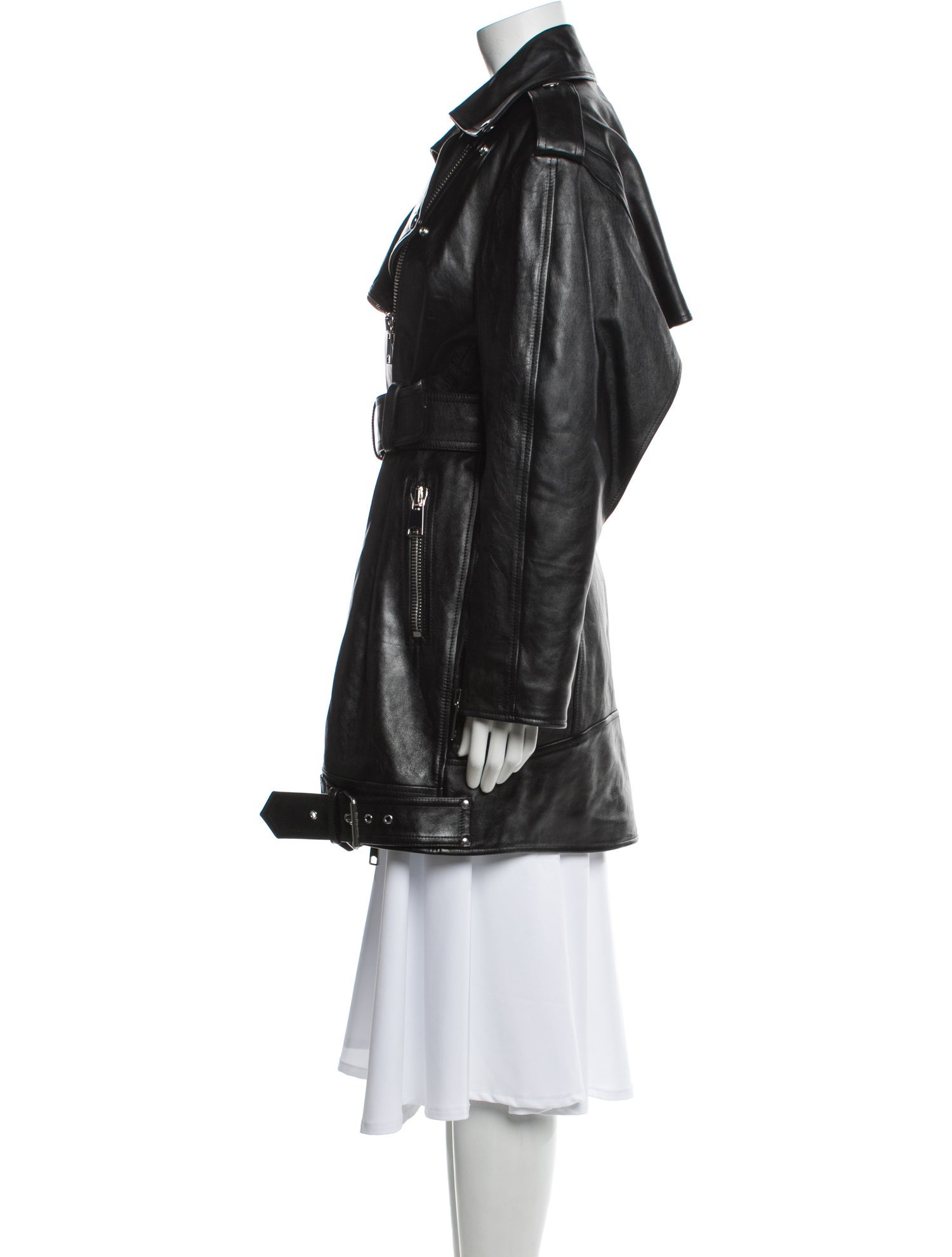 Alexander McQueen Calfskin Trench Coat