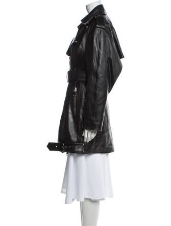 Alexander McQueen Calfskin Trench Coat