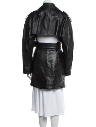 Alexander McQueen Calfskin Trench Coat