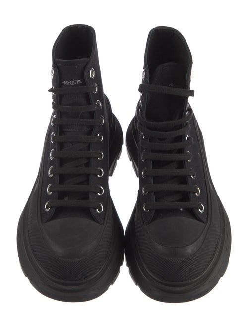 Alexander McQueen Canvas Combat Boots