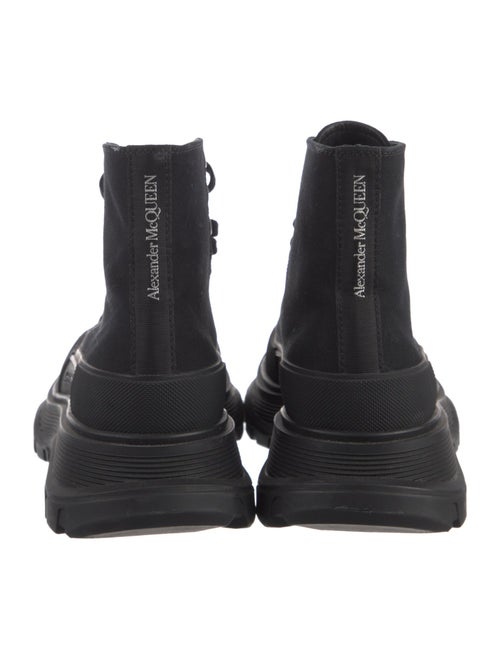 Alexander McQueen Canvas Combat Boots