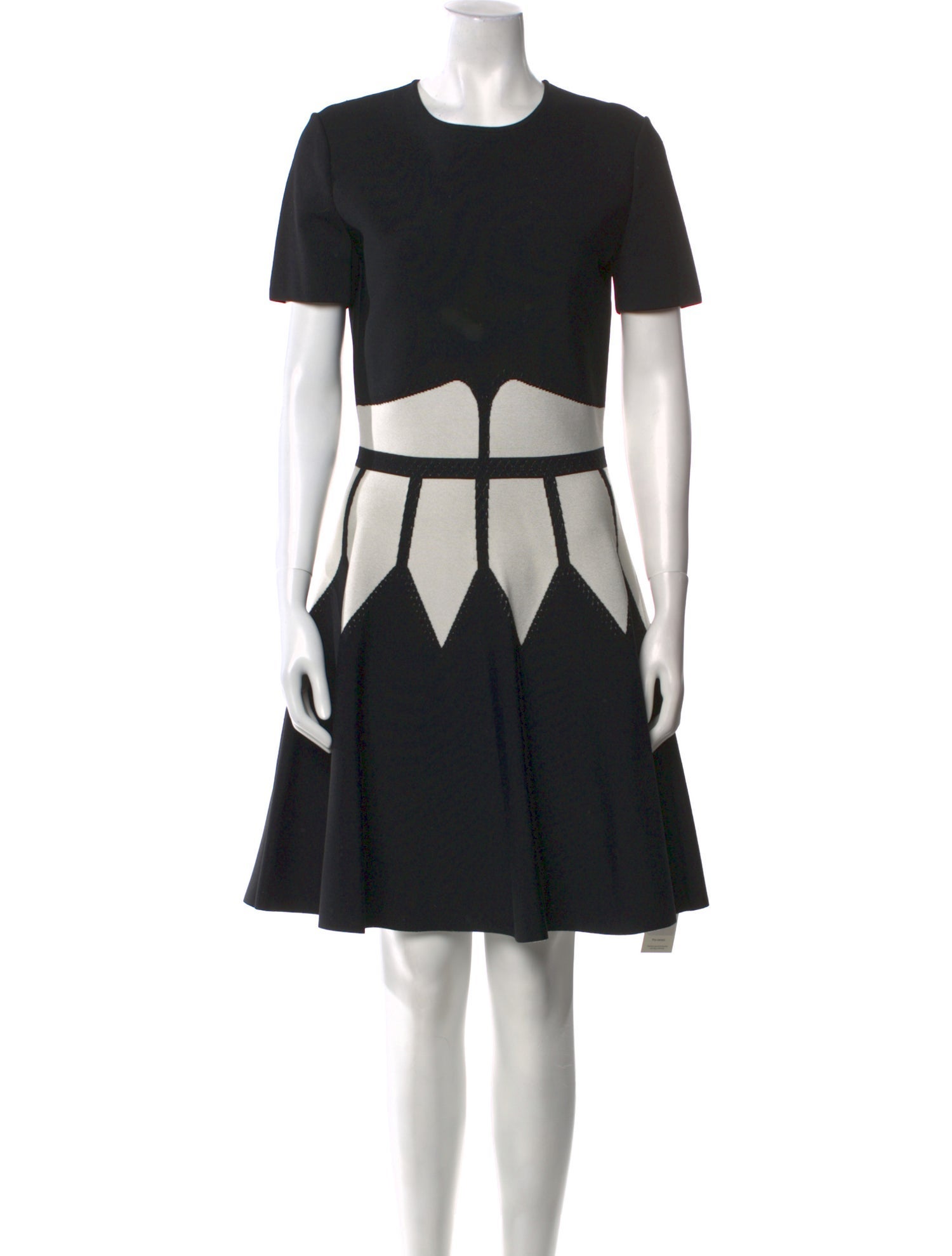 Alexander McQueen Crew Neck Knee-Length Dress
