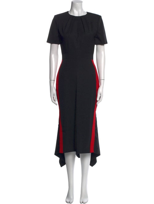 Alexander McQueen Virgin Wool Long Dress