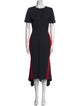 Alexander McQueen Virgin Wool Long Dress