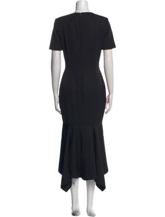 Alexander McQueen Virgin Wool Long Dress