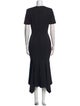 Alexander McQueen Virgin Wool Long Dress