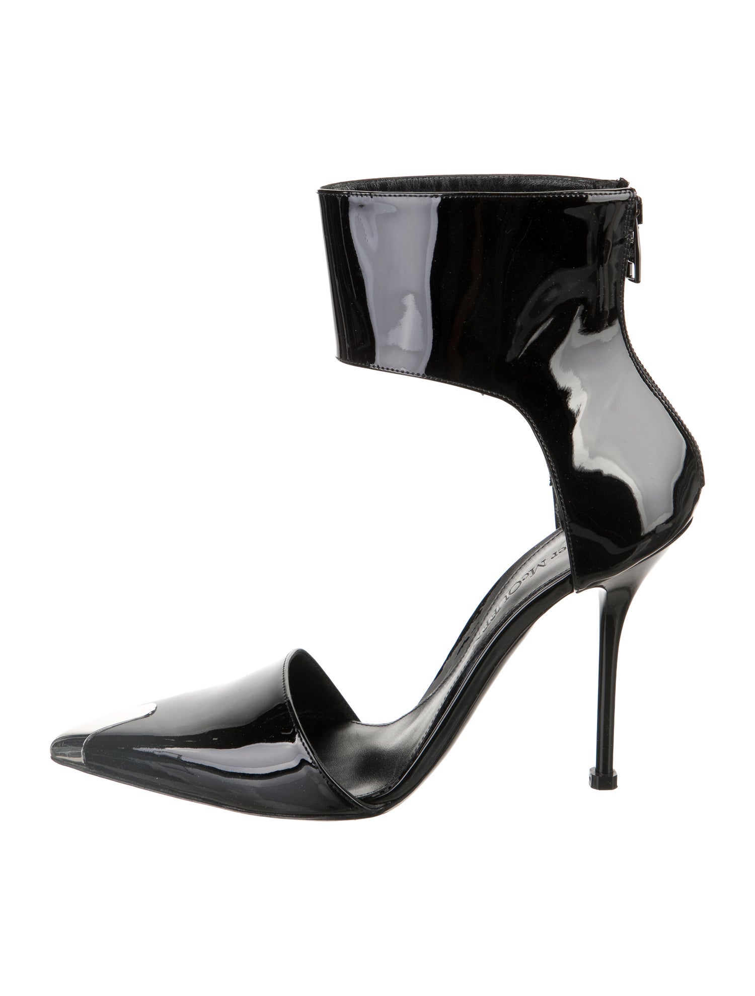 Alexander McQueen Patent Leather D'Orsay Pumps