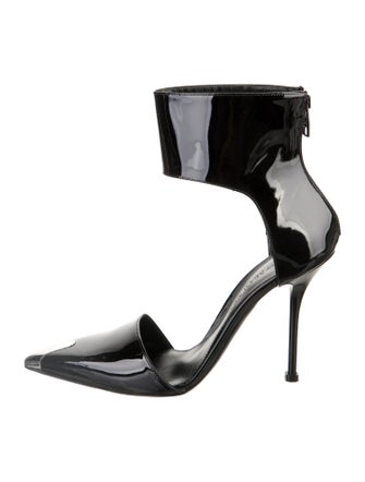 Alexander McQueen Patent Leather D'Orsay Pumps