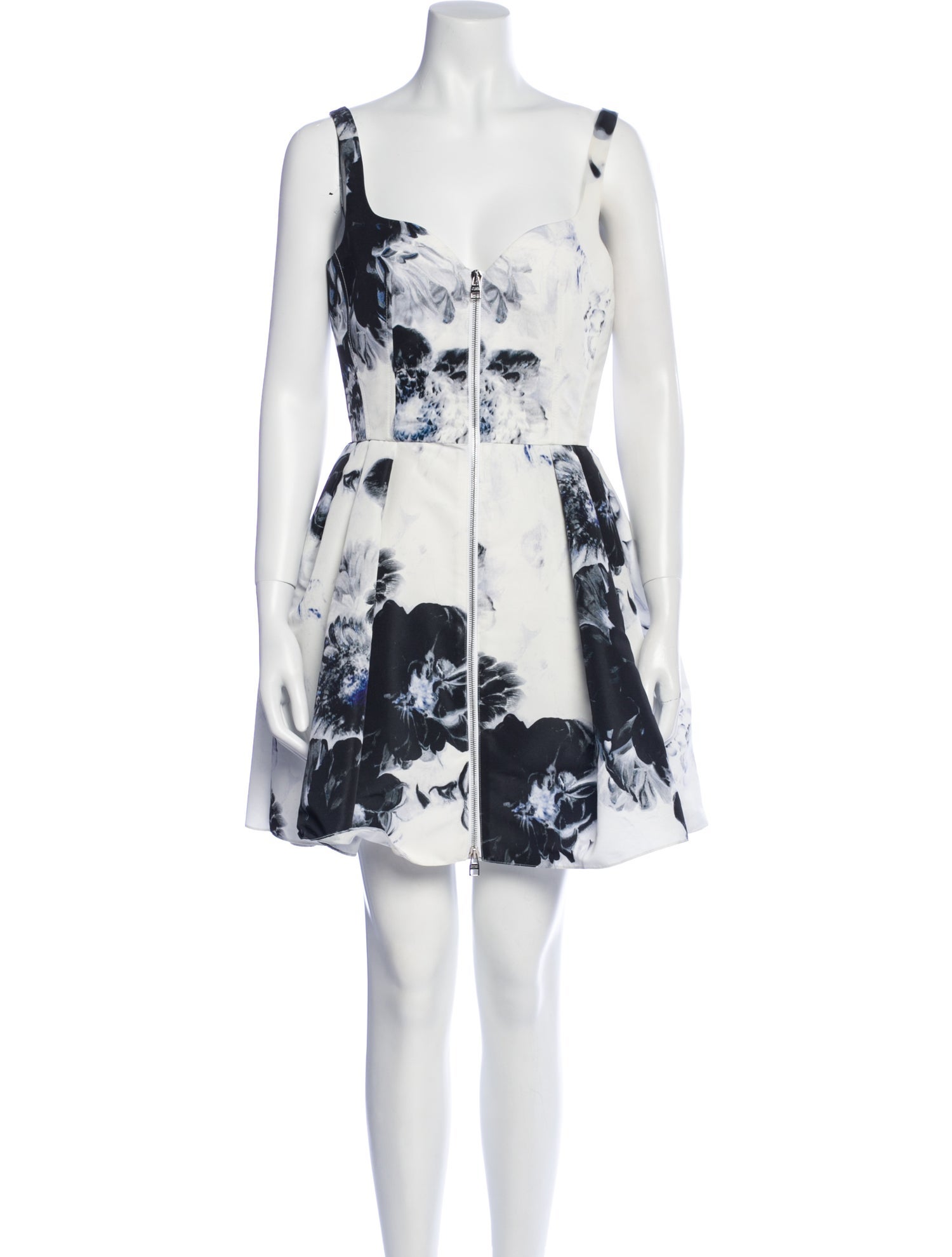 Alexander McQueen Floral Print Mini Dress