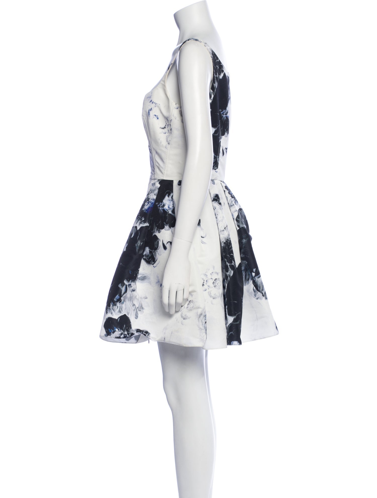 Alexander McQueen Floral Print Mini Dress