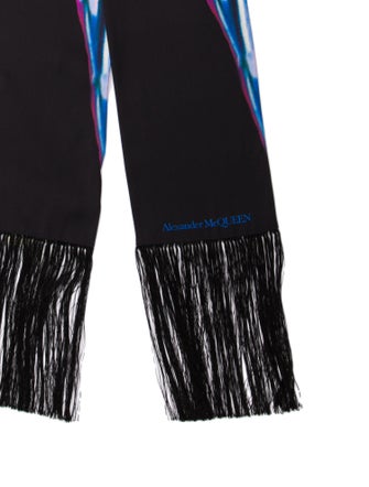 Alexander McQueen Silk Floral Print Scarf