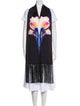 Alexander McQueen Silk Floral Print Scarf