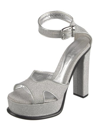 Alexander McQueen Glitter Glitter Accents Sandals