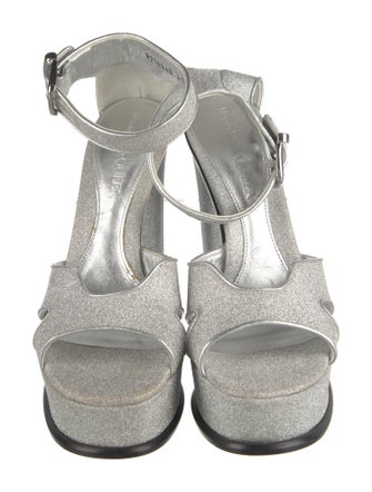 Alexander McQueen Glitter Glitter Accents Sandals