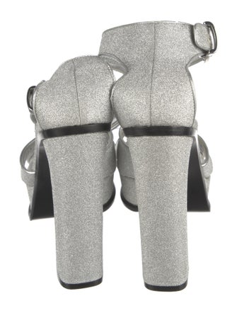 Alexander McQueen Glitter Glitter Accents Sandals