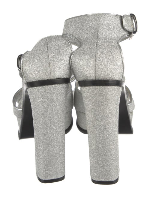Alexander McQueen Glitter Glitter Accents Sandals