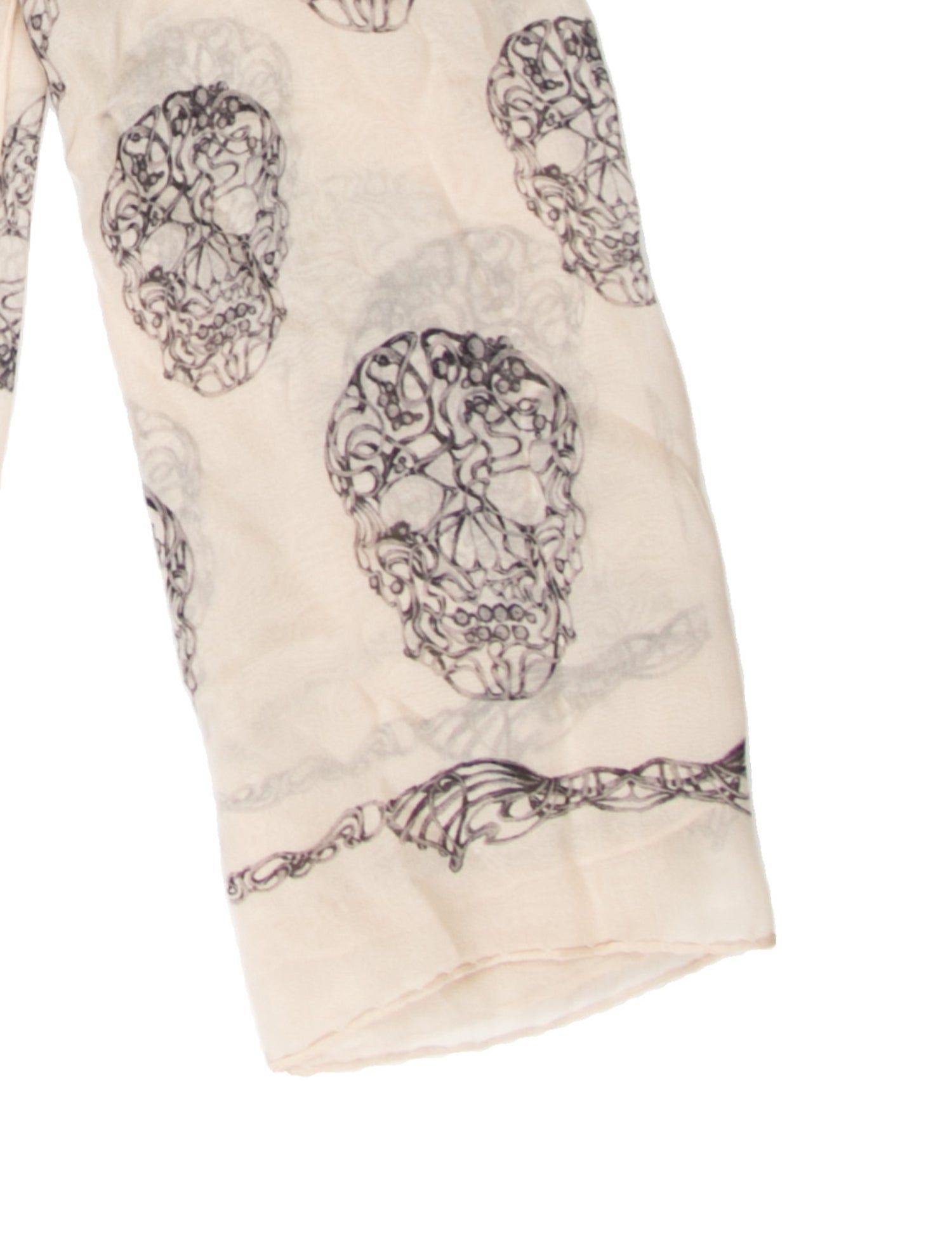 Alexander McQueen Silk Skull Scarf