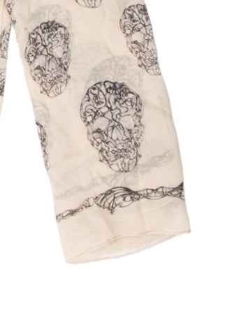 Alexander McQueen Silk Skull Scarf