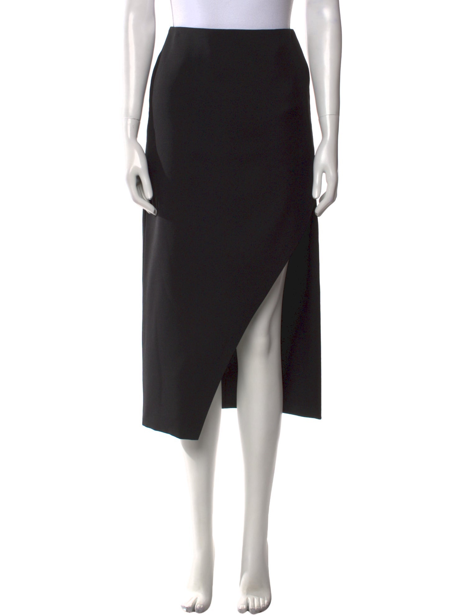 Alexander McQueen Wool Midi Length Skirt