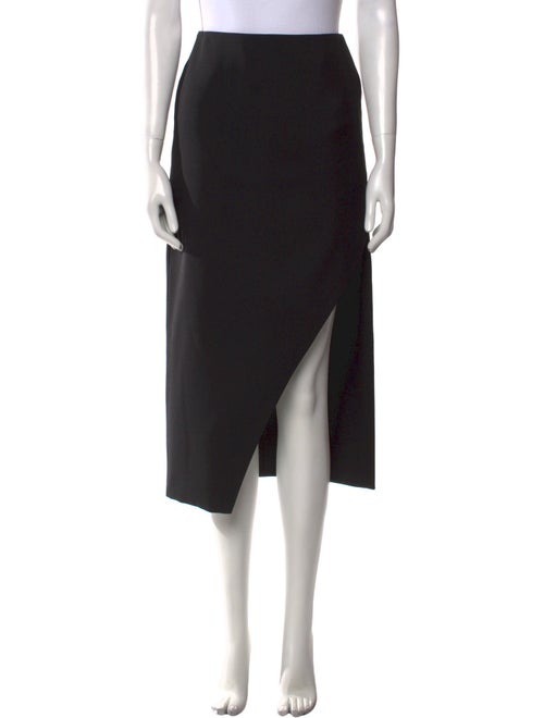 Alexander McQueen Wool Midi Length Skirt