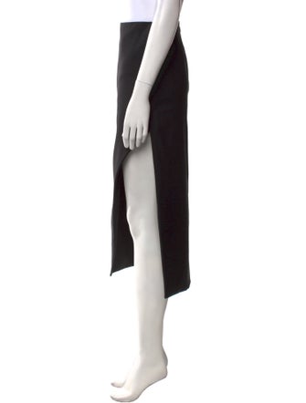 Alexander McQueen Wool Midi Length Skirt