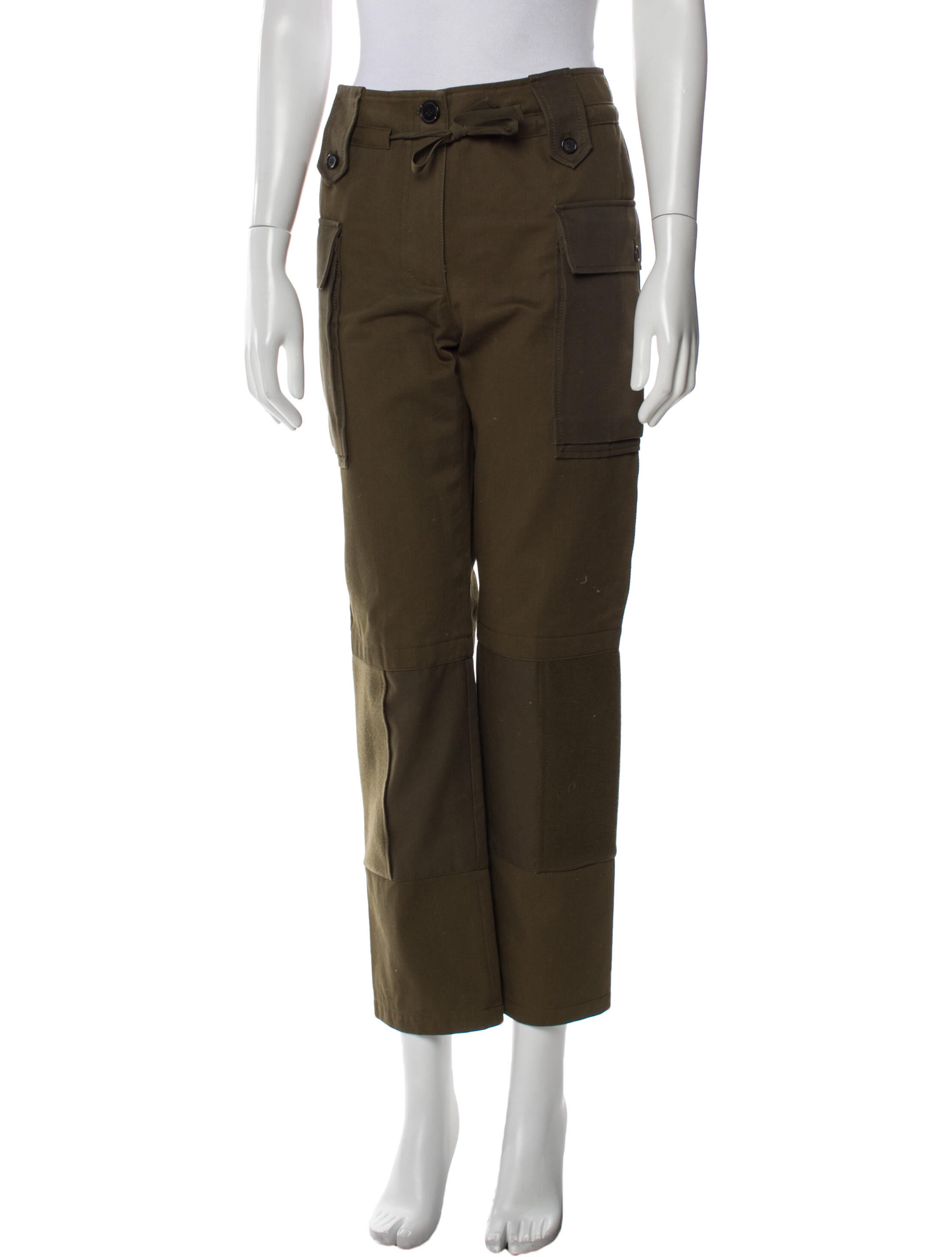 Alexander McQueen Virgin Wool Straight Leg Pants