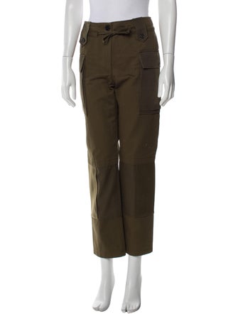 Alexander McQueen Virgin Wool Straight Leg Pants