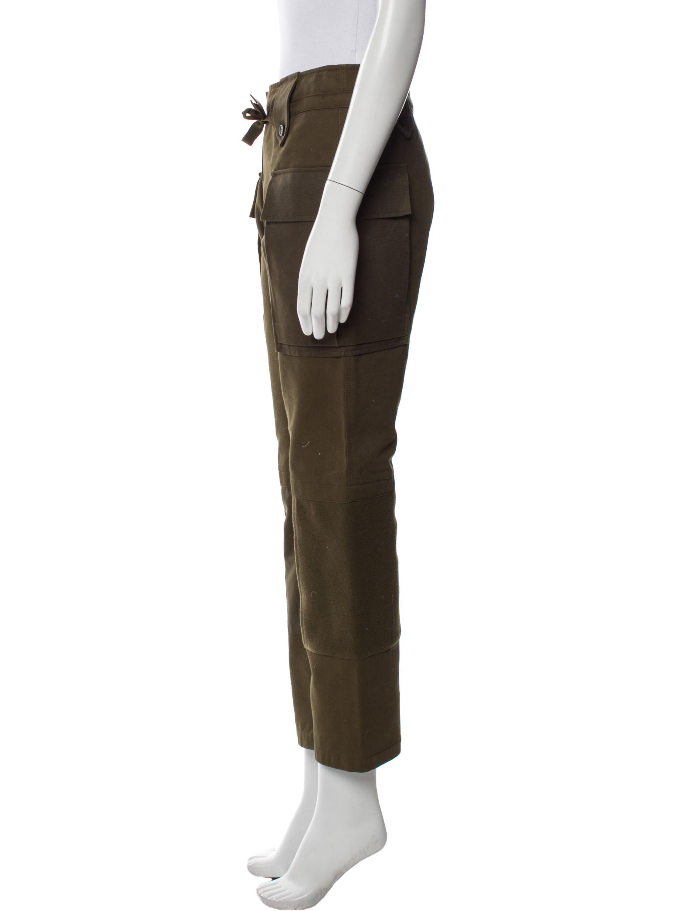 Alexander McQueen Virgin Wool Straight Leg Pants