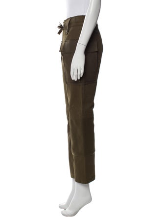 Alexander McQueen Virgin Wool Straight Leg Pants