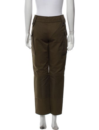 Alexander McQueen Virgin Wool Straight Leg Pants