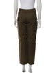 Alexander McQueen Virgin Wool Straight Leg Pants