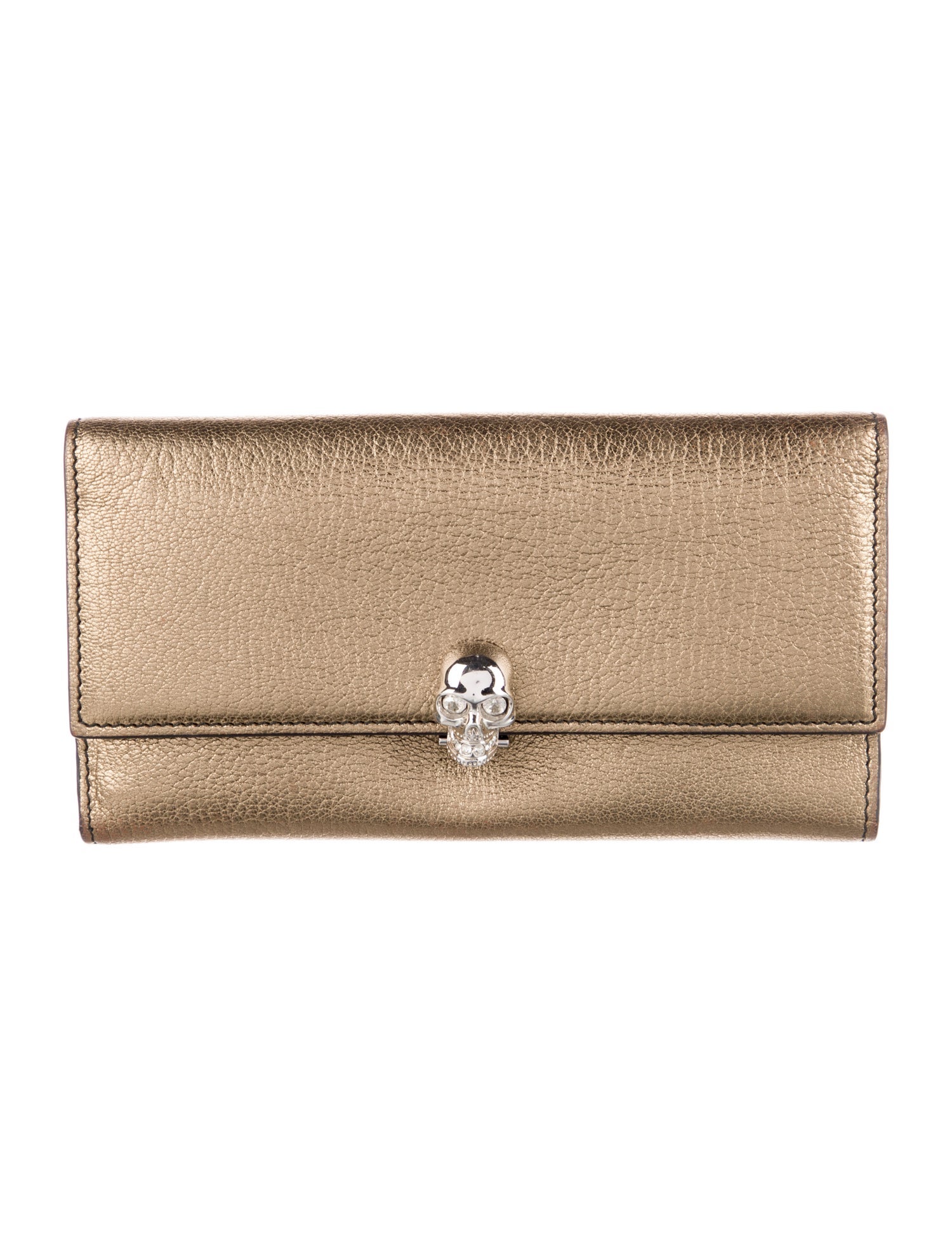 Alexander McQueen Leather Continental Wallet